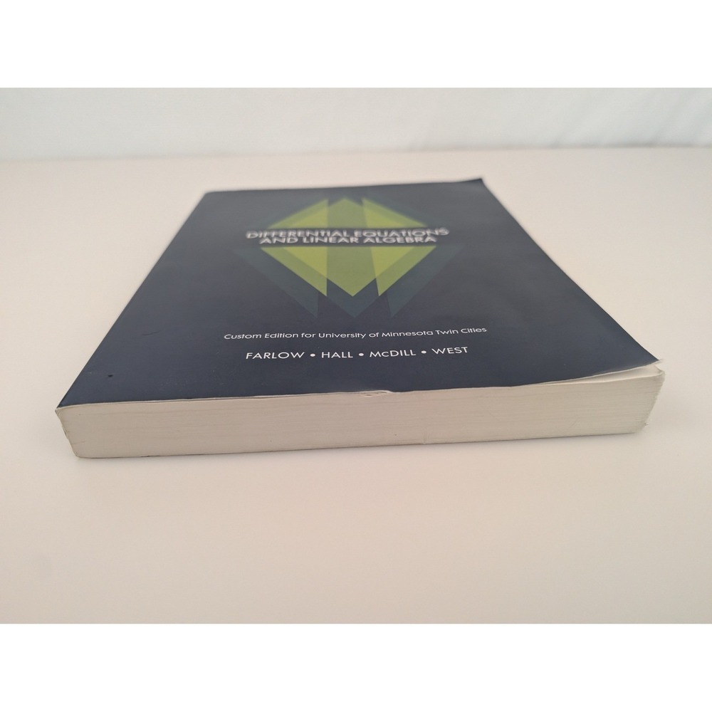 Differential Equations and Linear Algebra University of Minnesota Textbook - Picture 2 of 11